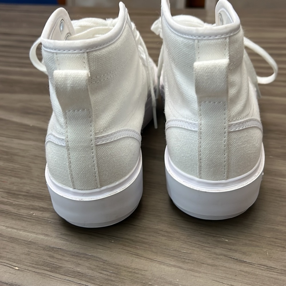 ADIDAS NEZZA TREK PLATFORM SHOES WOMENS WHITE SIZE 6.5 - Picture 12 of 16